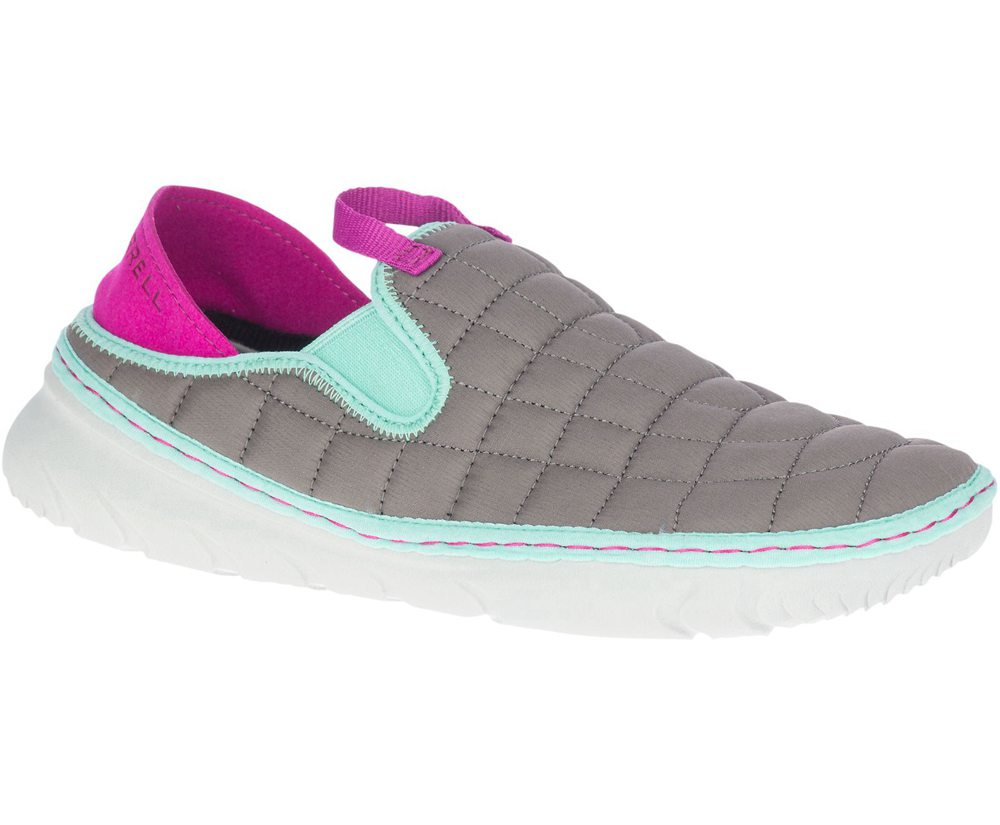 Merrell Barefoot Sko Dame - Hut Moc - Grå/Pink - IHK583107